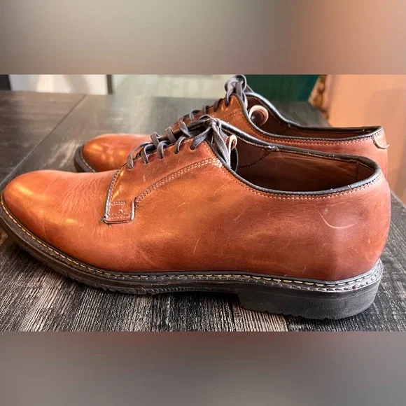 Allen Edmonds Badlands Brown Leather Oxford Shoes - Picture 3 of 10